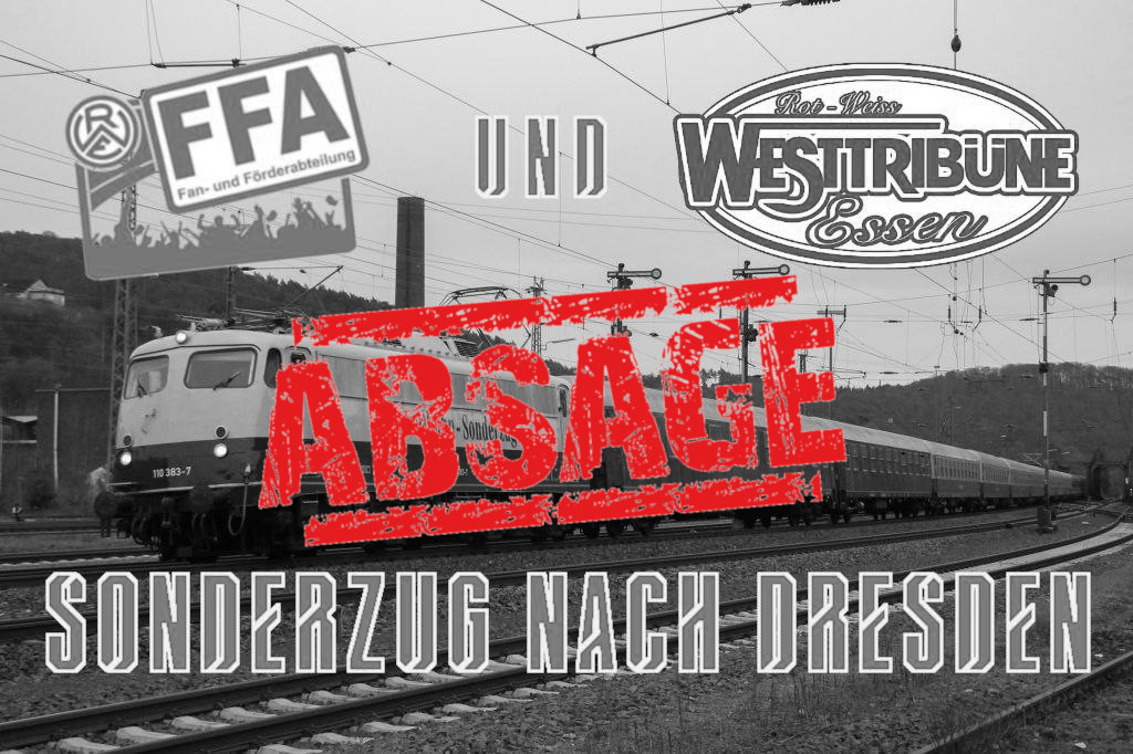 Absage Sonderzug Dresden